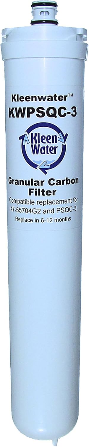 KleenWater Replacement for Water Factory SQC4 and 3M 3MRO401 Water Filters and Module, Made in USA, Set of 4