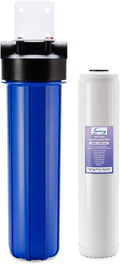 iSpring Whole House Water Filter,20' x 4.5', Reduces Scale Water Filters, Whole House Water Filtration System, Filter Made in the USA, Model:WDS150K, Blue