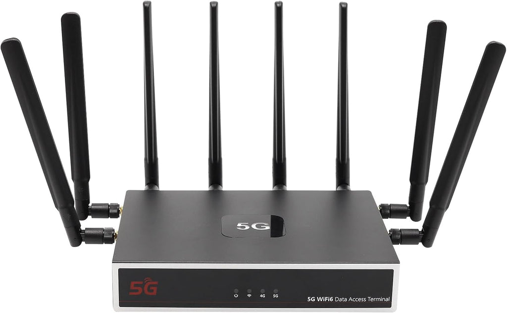 5G SIM Card Router CPE, WiFi 6 5G Modem Dual Band NSA SA with SIM Card Slot for Smarthome Office Indoor High Speeed Wireless Router