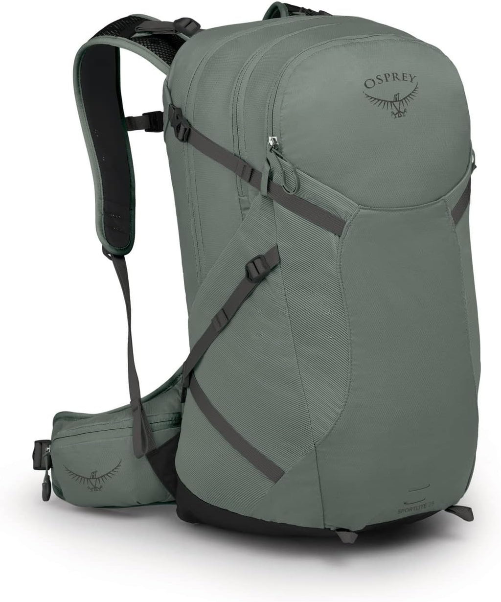 Osprey Sportlite 25L Lightweight Hiking Backpack for Men and Women, Pine Leaf Green, S/M