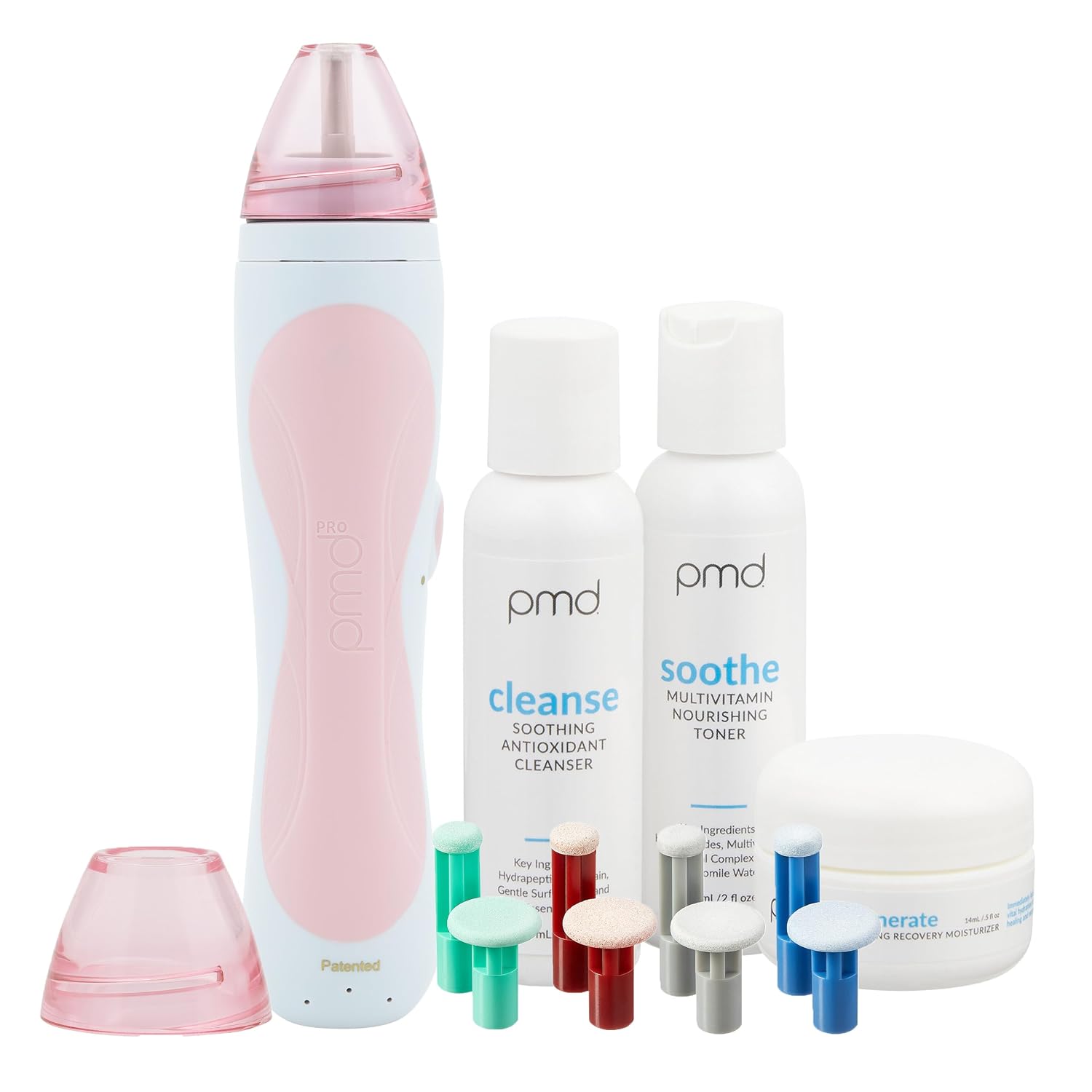 PMD Beauty Personal Microderm Pro - At-Home Use, Facial Exfoliator Tool, Microdermabrasion Machine Kit for Face and Body Skincare