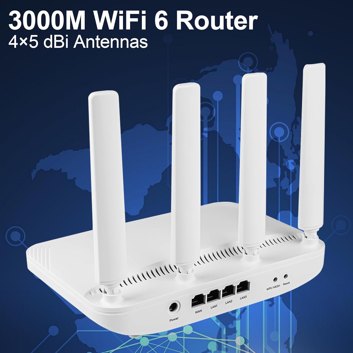 Point to Point Starlink Internet Long Range Transmission with WiFi 6 Router and Bracket for Starlink Gen 3 Router, Starlink WiFi Extender, 5.8GHz 3KM with 18dBi High Gain Antenna, 2 Pack
