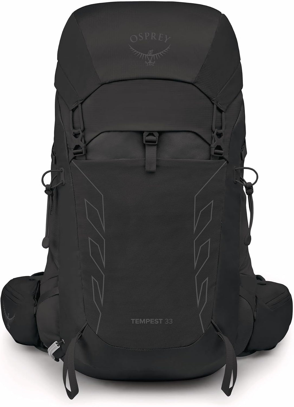 Osprey Tempest 33L Women's Lightweight Hiking Backpack - Daypack for Travel & Camping, Black/Coal Grey,Extended Fit