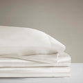 Twin XL Size 4-Piece Sheet Set Premium Mulberry Silk Bed Sheets Set Fits 14-16' Deep Pocket - Luxurious Soft Silk (Solid, Ivory)