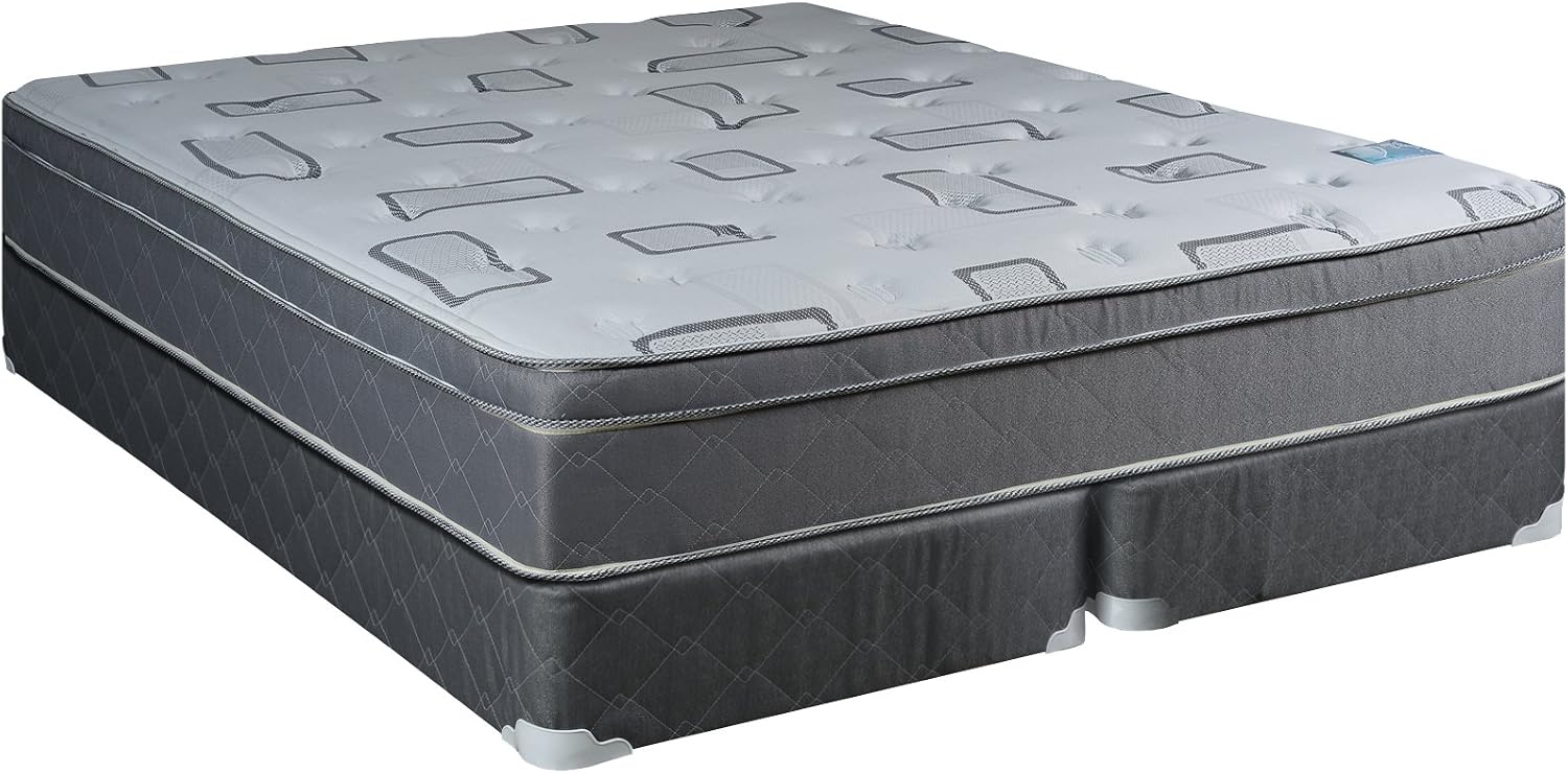 Split Low Profile Wood Traditional Box Spring/Foundation For Mattress Set,