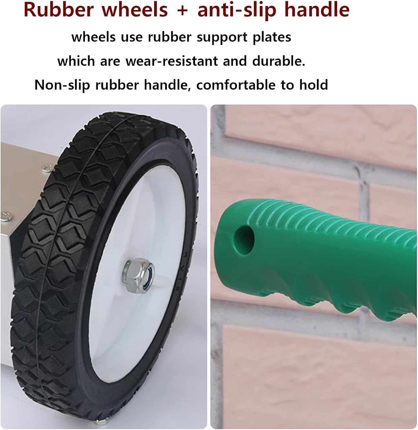 24In /36In Rolling Magnetic Sweeper with Wheels, 2200Gauss Magnetic Pickup Tool with Handpull Demagnetization, 55-75 Lbs Load Capacity, 180° No Blind Spots Pick Up,for Na(24In)