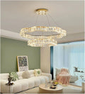 Crystal Chandelier Foyer Steel Petal Led Pendant Lights Indoor Lighting Luminarias Art Decor Hanging Lamp ﻿,Modern Lighting
