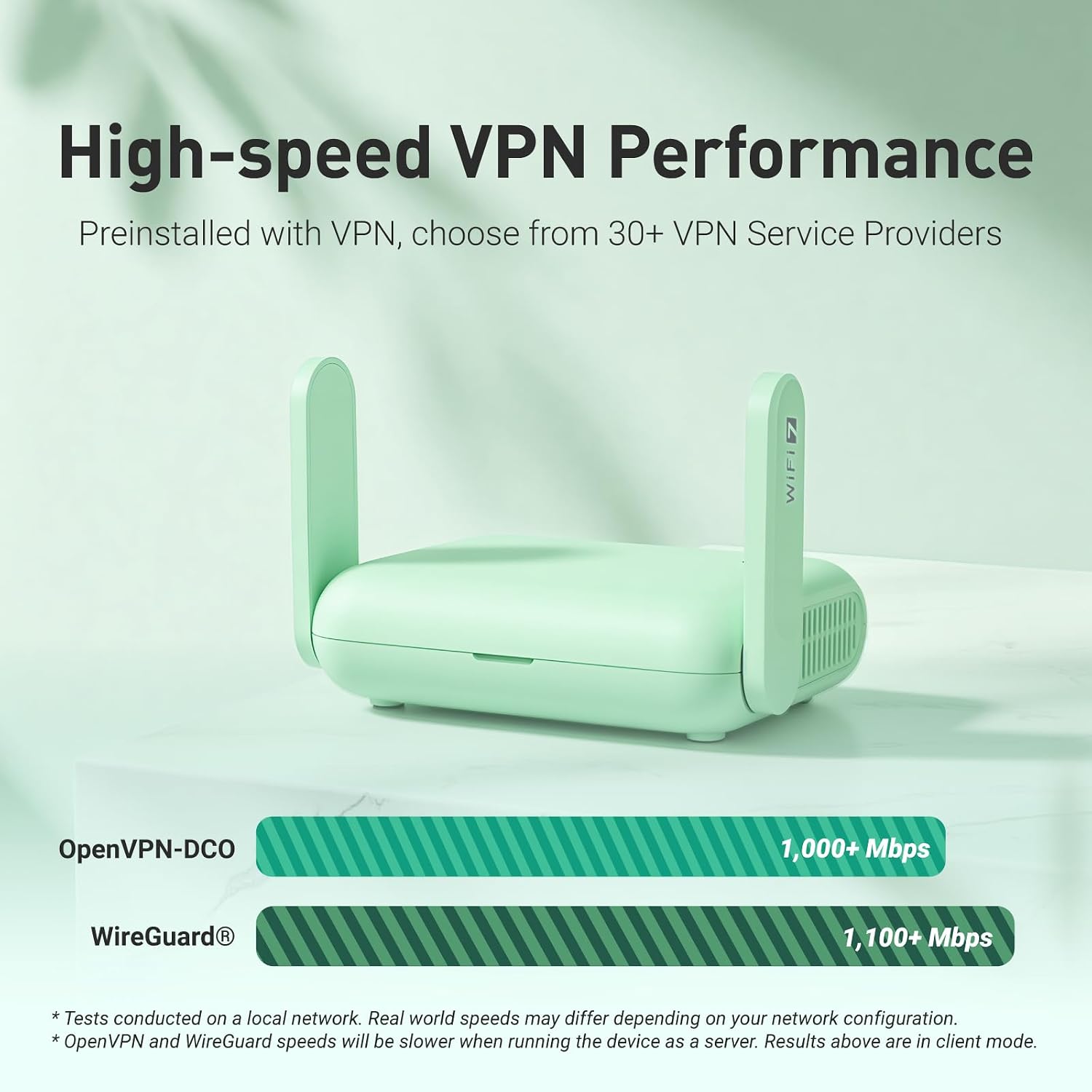 GL.iNet GL-MT3600BE (Beryl 7) Portable Travel Router, Pocket Wi-Fi 7 Wireless 2.5G Router, Mini Portable VPN Routers WiFi for Car, Travel, Public Computer Routers, Business, Mobile/RV/Cruise/Plane