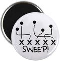 CafePress Football Sweep Magnets 2.25' Magnet (100 pack)