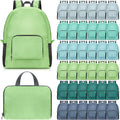 Eccliy 50 Pack Backpacks Bulk 17 Inches Back Pack Basic Backpack for Adult Lightweight Outdoor Travel Bookbags(6 Tone Color)