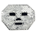 Jade Face Mask Natural Crystal Facial Mask Jade Ice Sleeping Mask Beauty Skincare Massage Tool for Face to Promote Relaxation and Stress Relief Rose Quartz Gifts (Color : White Crystal)
