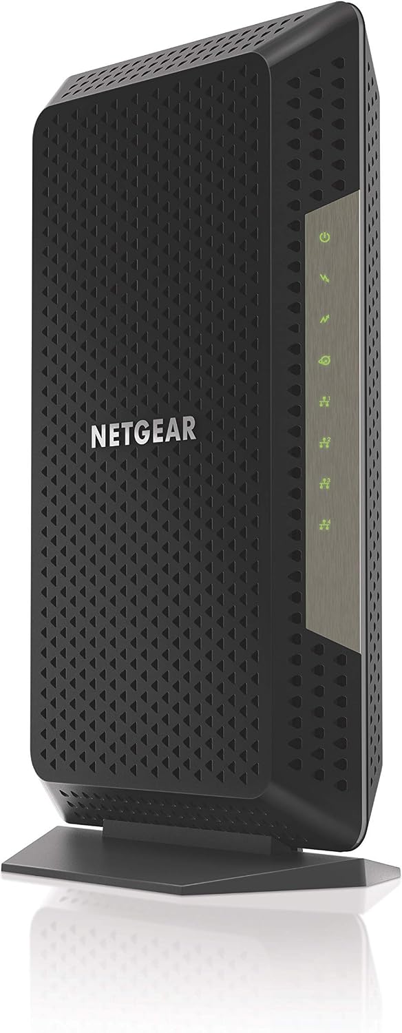 NETGEAR Nighthawk Cable Modem CM1200 - Compatible with All Cable Providers| For Cable Plans Up to 2 Gigabits | 4 x 1G Ethernet Ports | DOCSIS 3.1, Black (Renewed)