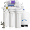 APEC Water RO-PH90, 6-Stage Alkaline Under Sink Reverse Osmosis Water Filter System, NSF Certified 372 & 58, 90 GPD, Reduces 99% of Impurities