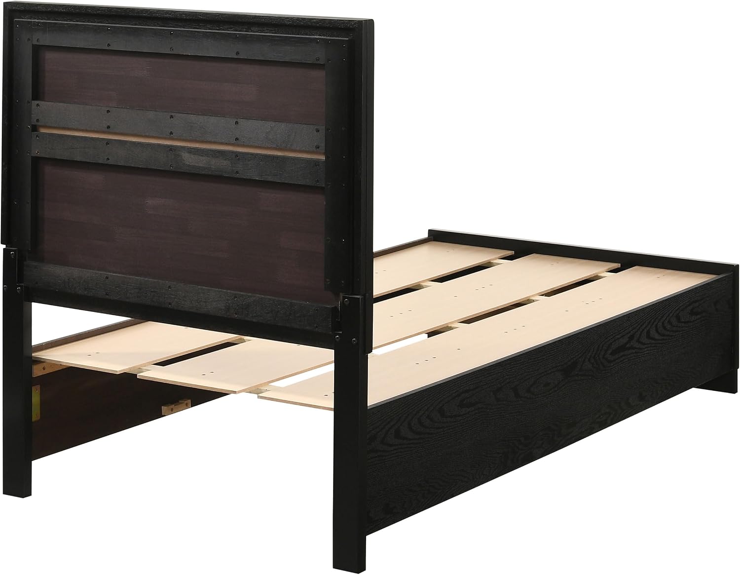 GOWE Urbana Black Twin Storage Panel Bed