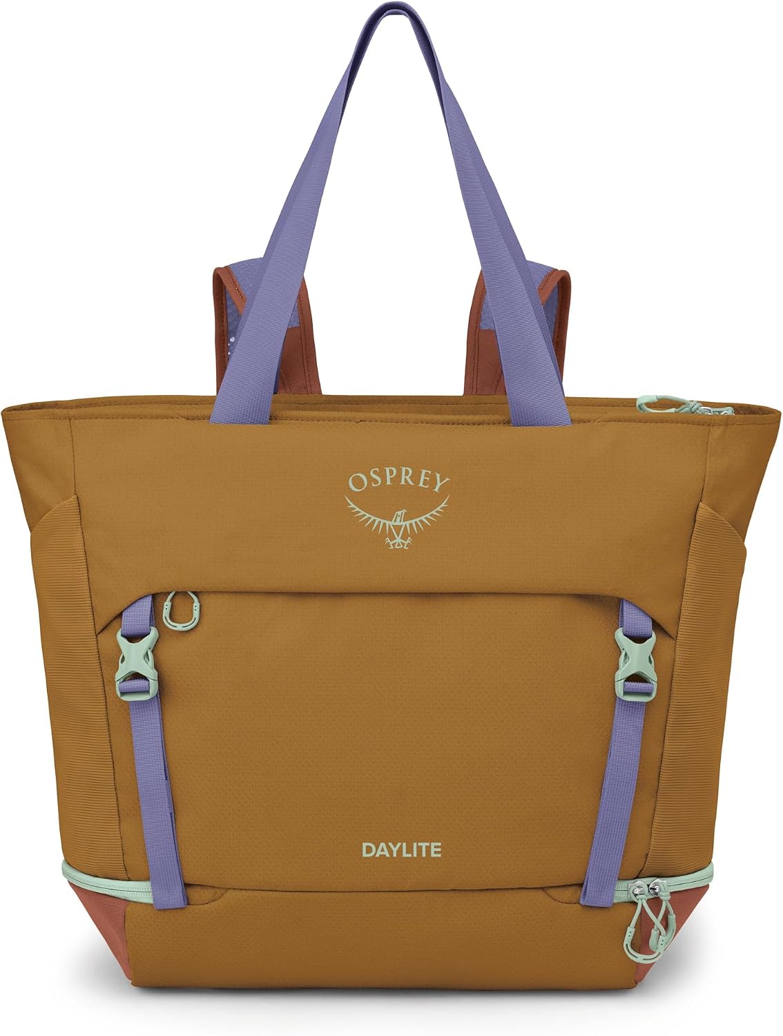 Osprey Daylite Large Tote Weekend Pack - Shoulder or Backpack Carry with Laptop Sleeve & Shoe Compartment, Barley Brown/Multi