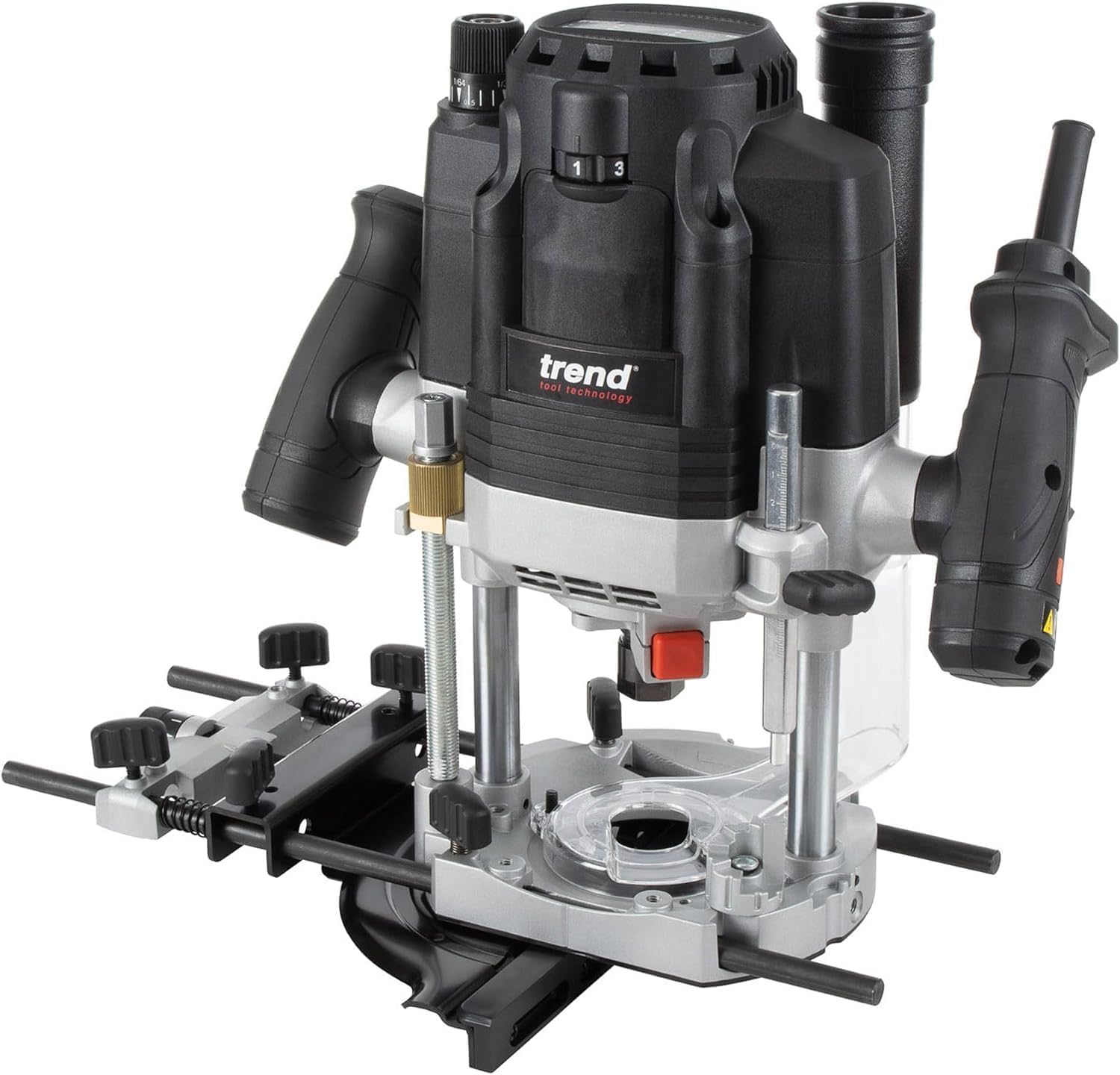 Trend 3-1/4 HP Dual-Mode Plunge Router, 1/2 Inch Collet, 15 Amp, 120V, Variable Speed, Router Table Compatible, U*T8EK