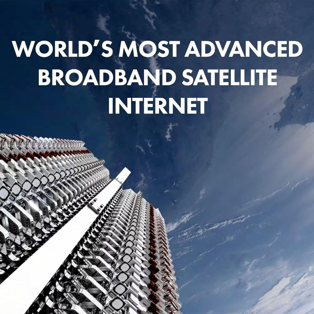 Spaace-X Star-Link-Gen 3 Standard Kit – High-Speed Satellite Internet with Dish & Wi-Fi 6 Router for Home, RV, Boats & Rural Use