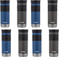 Contigo Byron Travel Mug, Vacuum-Insulated Stainless Steel, 20oz | Leak-Proof Lid | BPA-Free | Sake & Blue Corn | Pack of 8