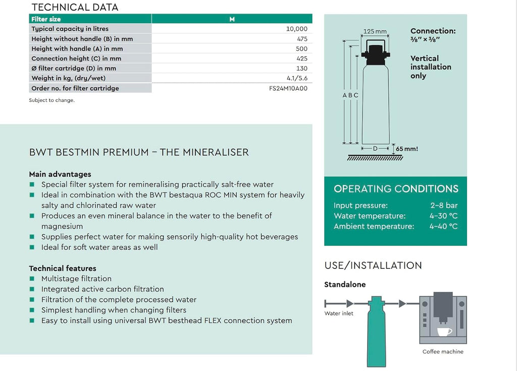 BWT Bestmin Premium M - Capacity : 10000 Litre