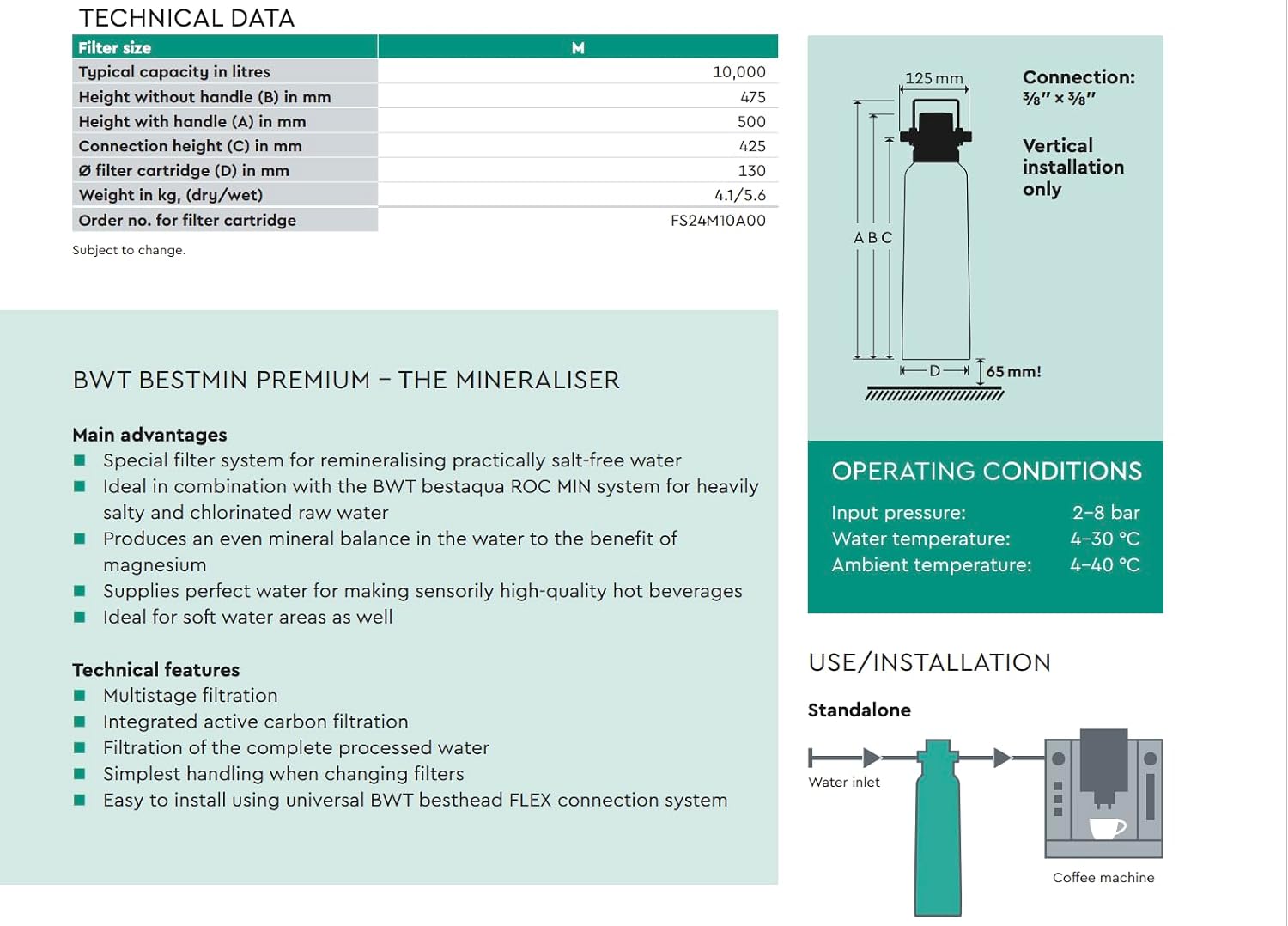 BWT Bestmin Premium M - Capacity : 10000 Litre