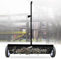 25.7' Magnetic Sweeper with Wheels, 1500 Gauss Magnetic Pickup Tool, Handpull Demagnetization, Can Instantly Release Metal Materials, for Workshop, Garage, Yard