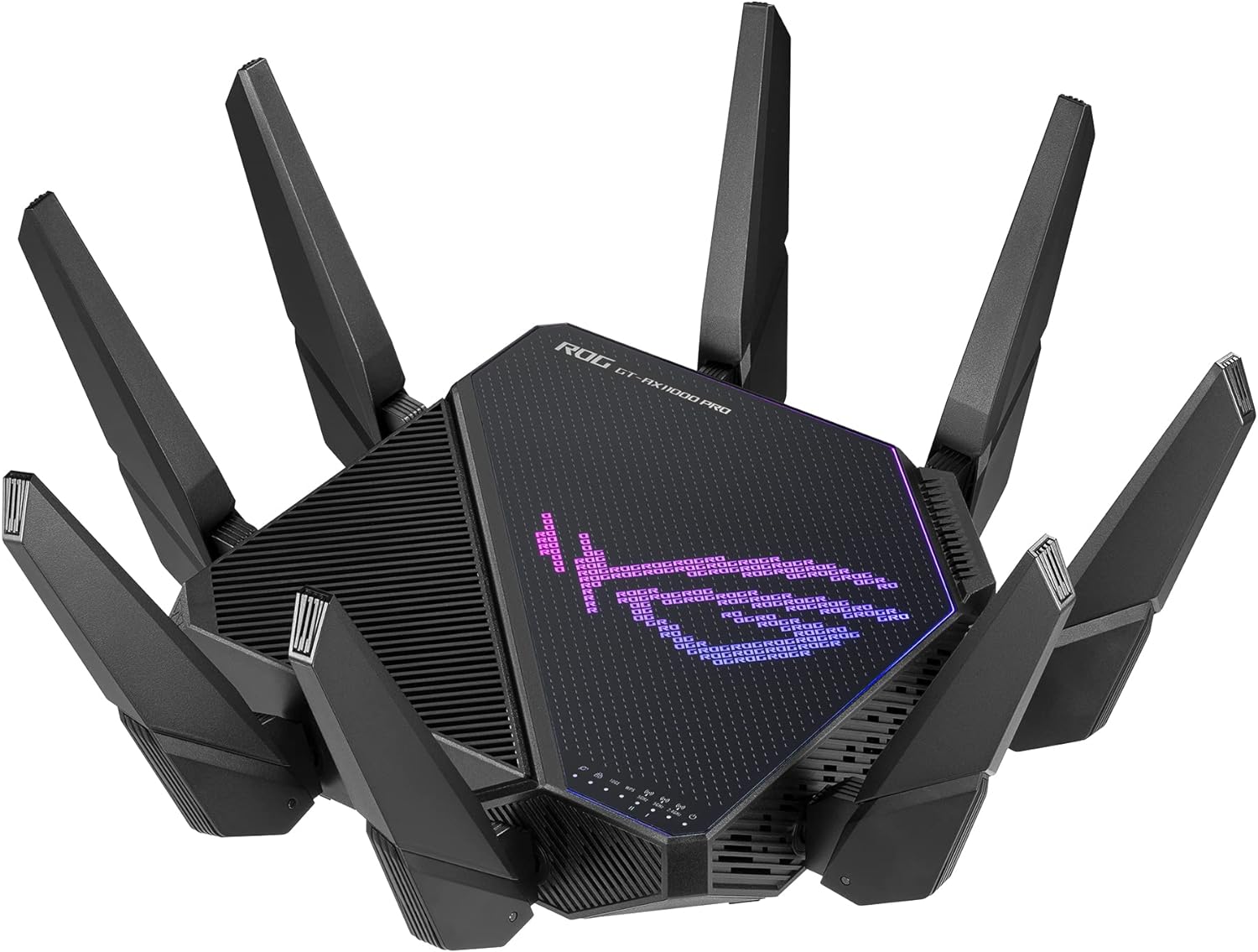 ASUS ROG Rapture GT-AX11000 Pro Tri-Band WiFi 6 Extendable Gaming Router, 10G & 2.5G Ports, ASUS RangeBoost Plus, Triple-Level Game Acceleration (Renewed)