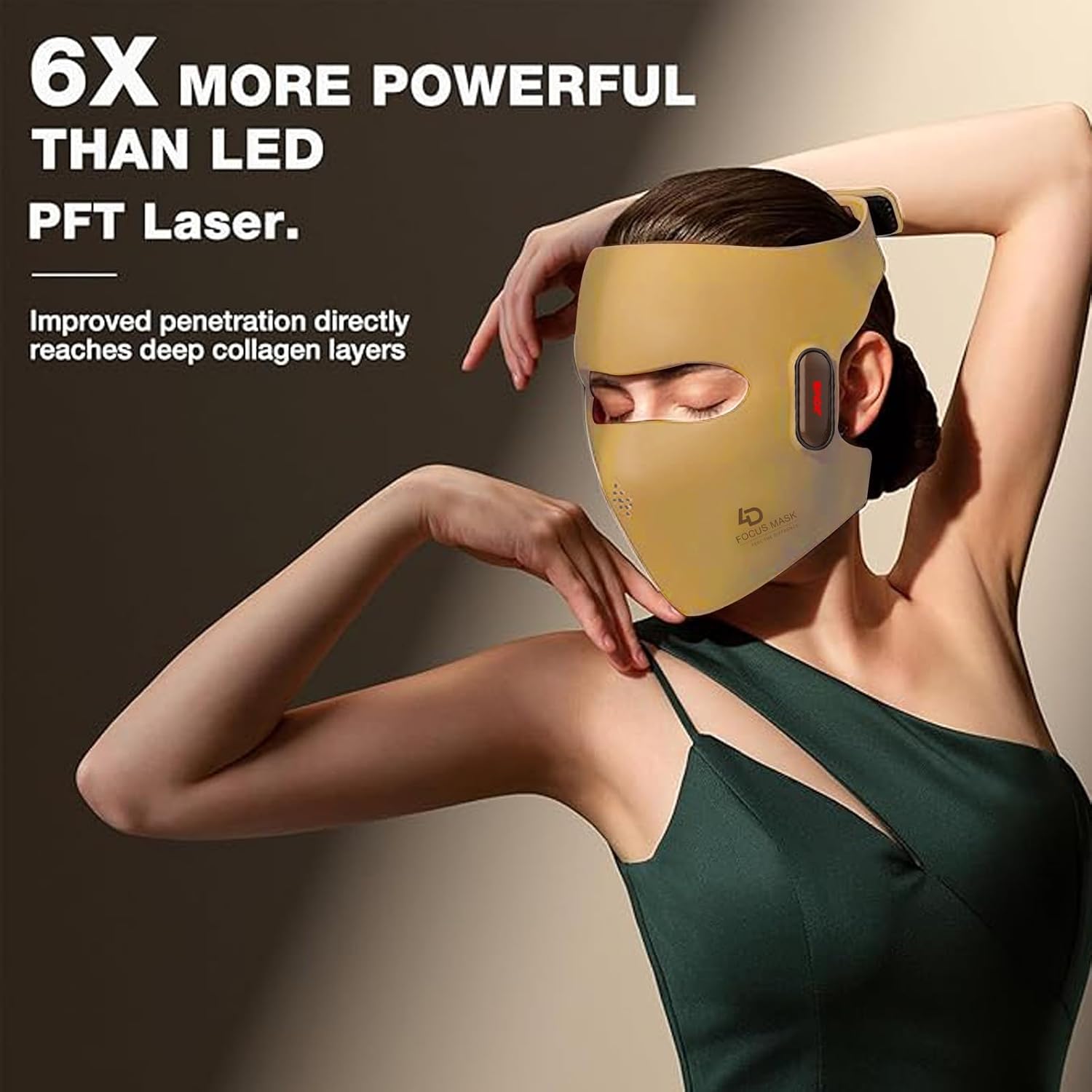 JOVS 4D Laser Light Therapy Mask (Gold)