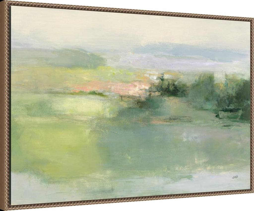 Amanti Art Framed Canvas Wall Art 23x33 Gentle World by Julia Purinton, Framed Wall Art Canvas, Landscapes Artwork, Traditional Decor, Large Poster Painting for Living Room, Bedroom, Bathroom,