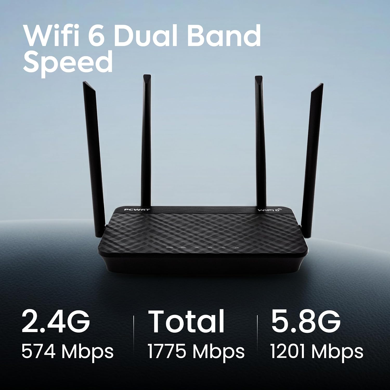 PW-AX1800 WiFi 6 Dual-Band Router with VLAN Support, OpenVPN/WireGuard/IPsec VPN Client/Server - Compatible with ExpressVPN/SurfShark etc., Parental Controls, Ad Blocking, Gigabit Ethernet