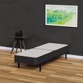 Treaton Wood Split Low Profile Traditional 4-inch Fully Assembled Box Spring/Foundation for Mattress Set - Strong Structure – Luxurious Durable Bedding Twin XL Mattress Box Springs – Black