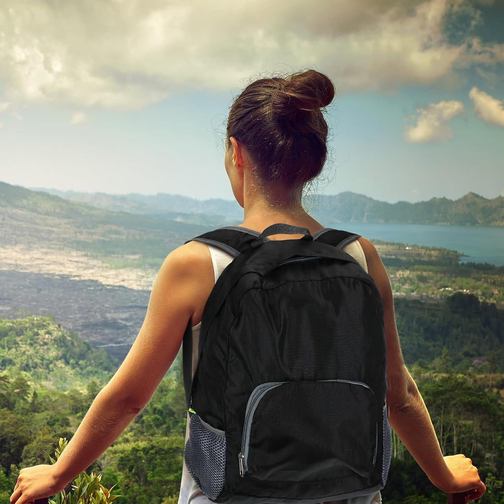 Eccliy 50 Pack Backpacks in Bulk 17 Inches Wholesale Back Pack Basic Backpack for adult Lightweight Outdoor Travel Bookbags(Black)