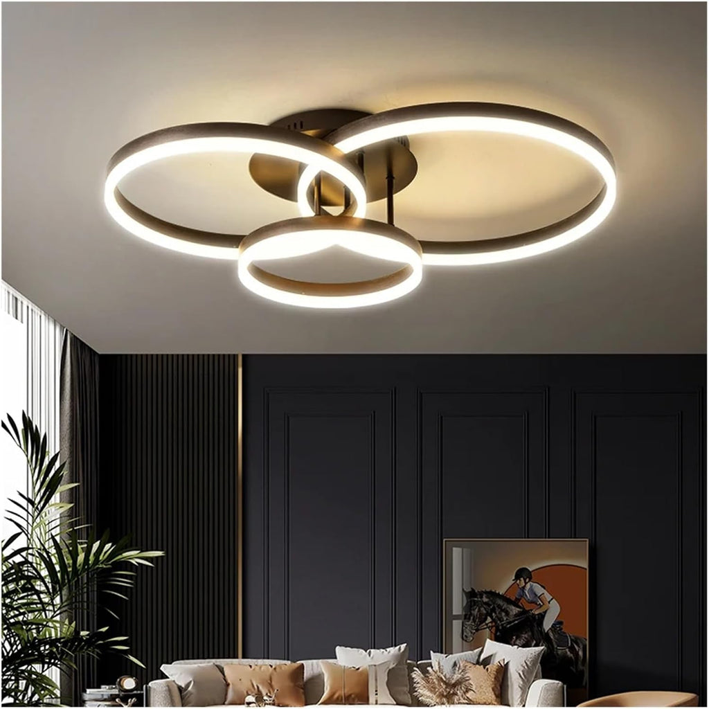 Modern Painted Circle Led Ceiling Chandelier Living Room Ring Mounted Ceiling Lights Acrylic Nordic Ceiling Lamp Led Luminarias