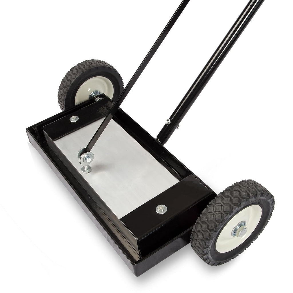 Master Magnetics Magnetic Floor Sweeper with Release - Heavy Duty Push-Type, 14' Sweeping Width, 1 Each, MFSM14RX