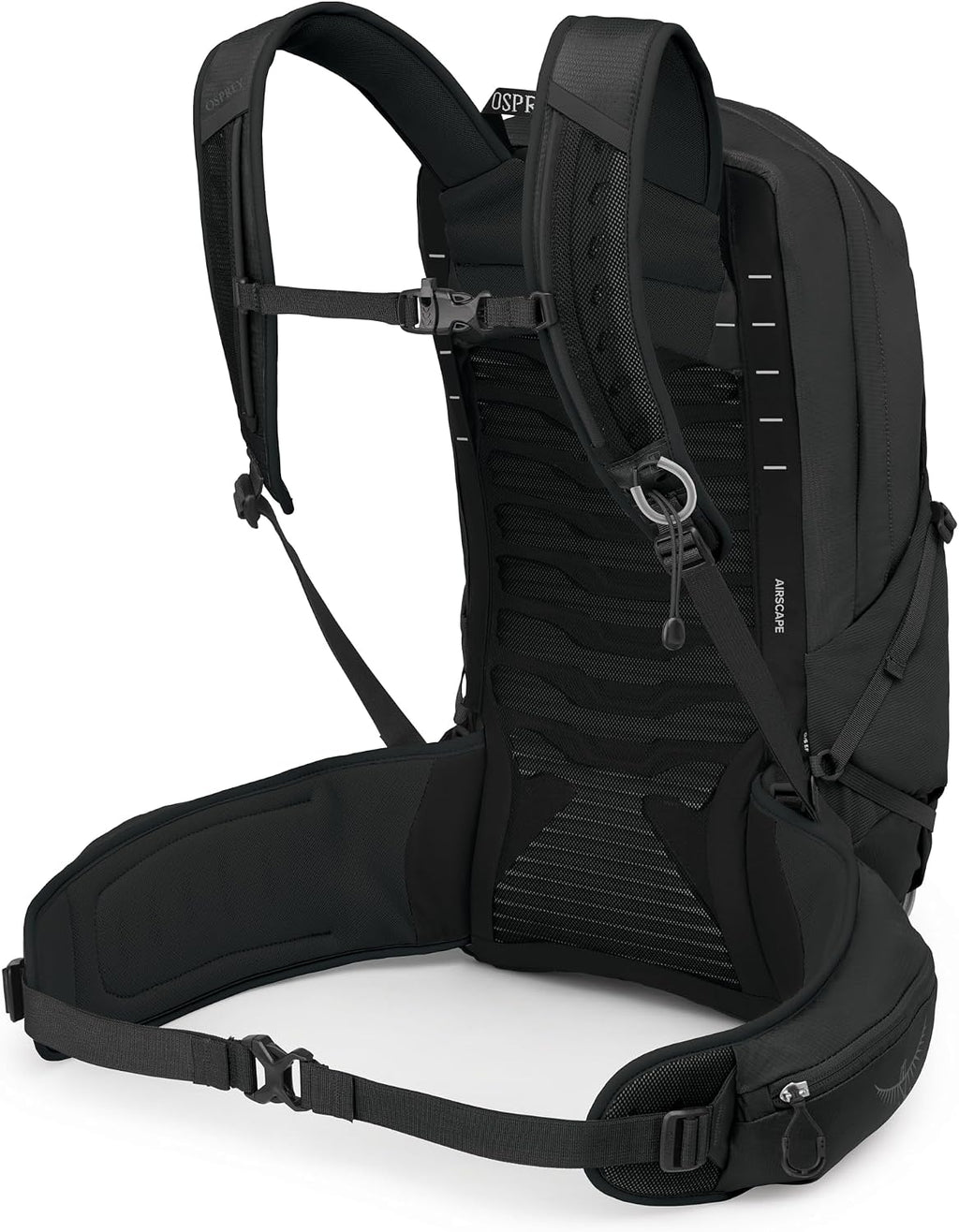 Osprey Talon 22L Men's Lightweight Hiking Backpack - Small Daypack for Travel & Camping, Black/Coal Grey, Extended Fit