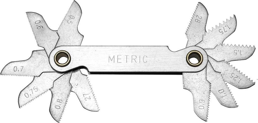 Century Drill & Tool Metric Tap and Die Set, 58-Pc Heat Treated Steel Hand Cutting Taps & Dies Includes Wrenches, Screw Extractors, Pitch Gauge & More - 98957
