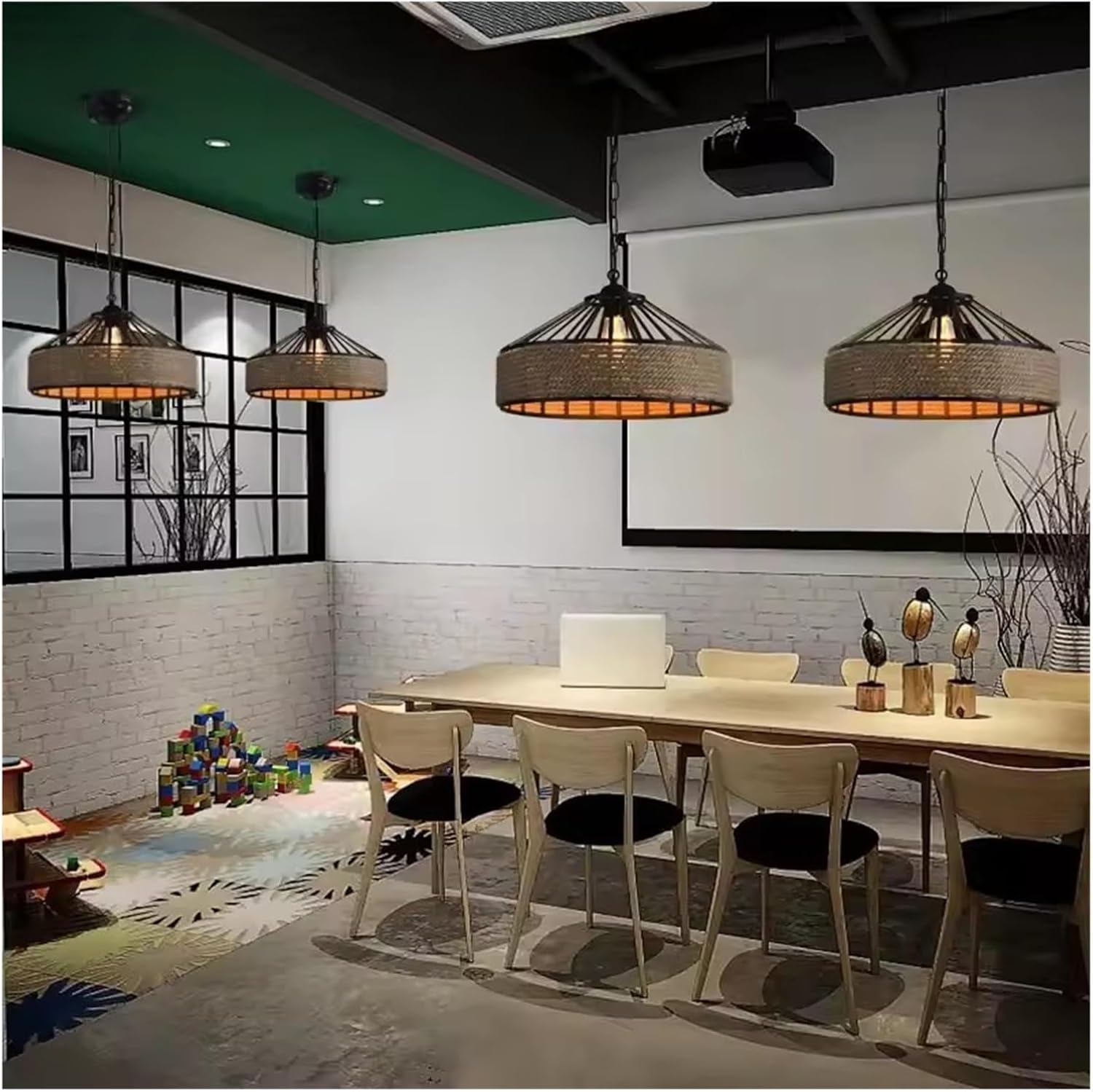 Retro Art Chandelier Room Decor Luminaria Chandelier Restaurant Industrial Lighting Led Pendant Light Home Design,Modern Chandelier