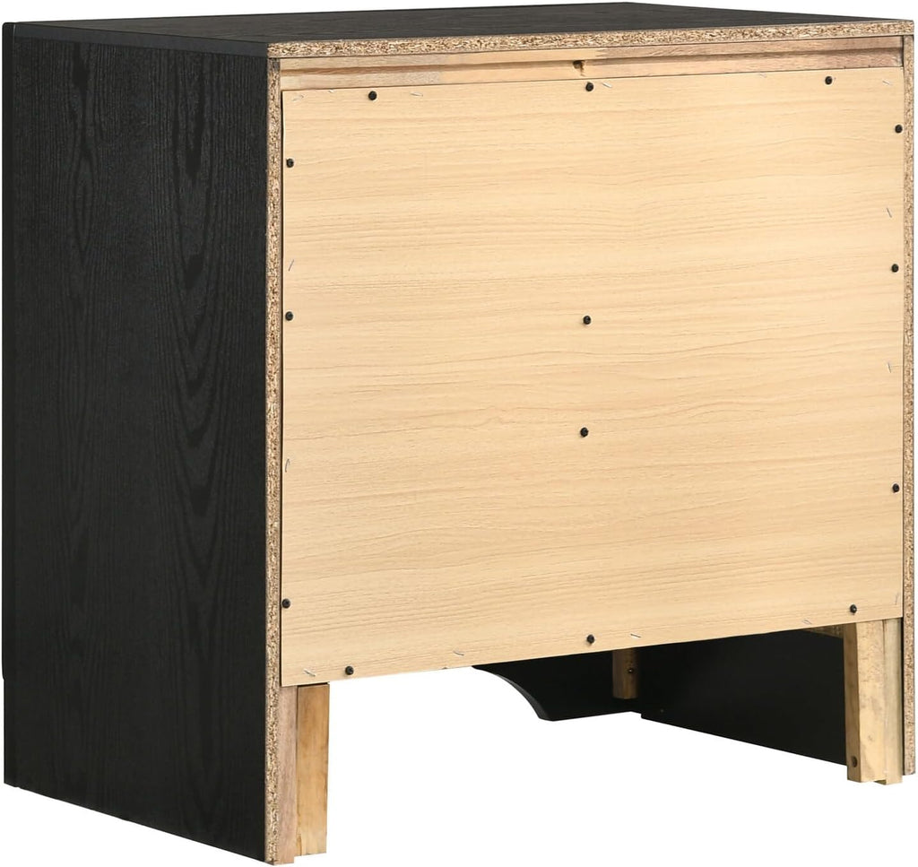 HomeStock French Fabulous 5-Piece Full Bedroom Set Black