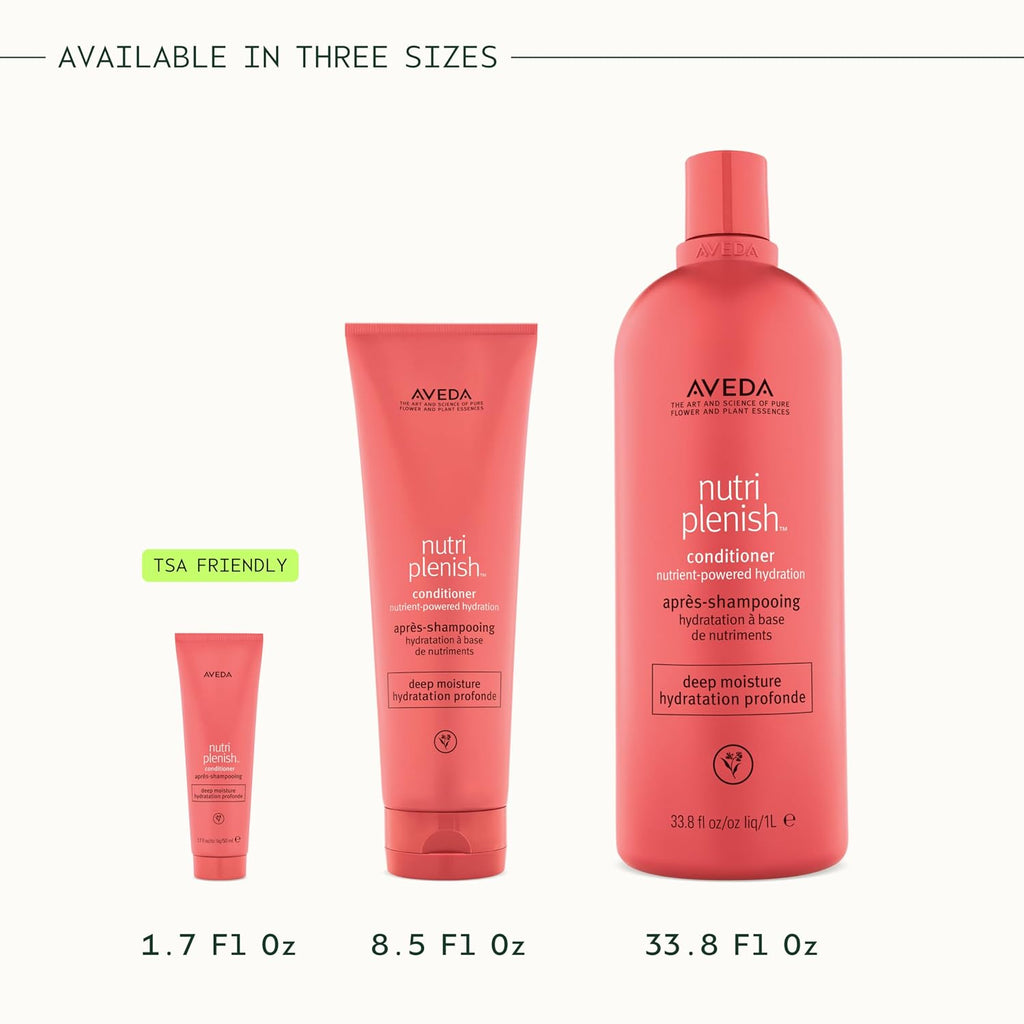 Aveda Nutriplenish Conditioner Deep Moisture | Richly Hydrating for Medium to Thick Dry to Very Dry Hair | Organic Pomegranate Oil, Coconut Oil, Mango Butter | 96% Naturally Derived*