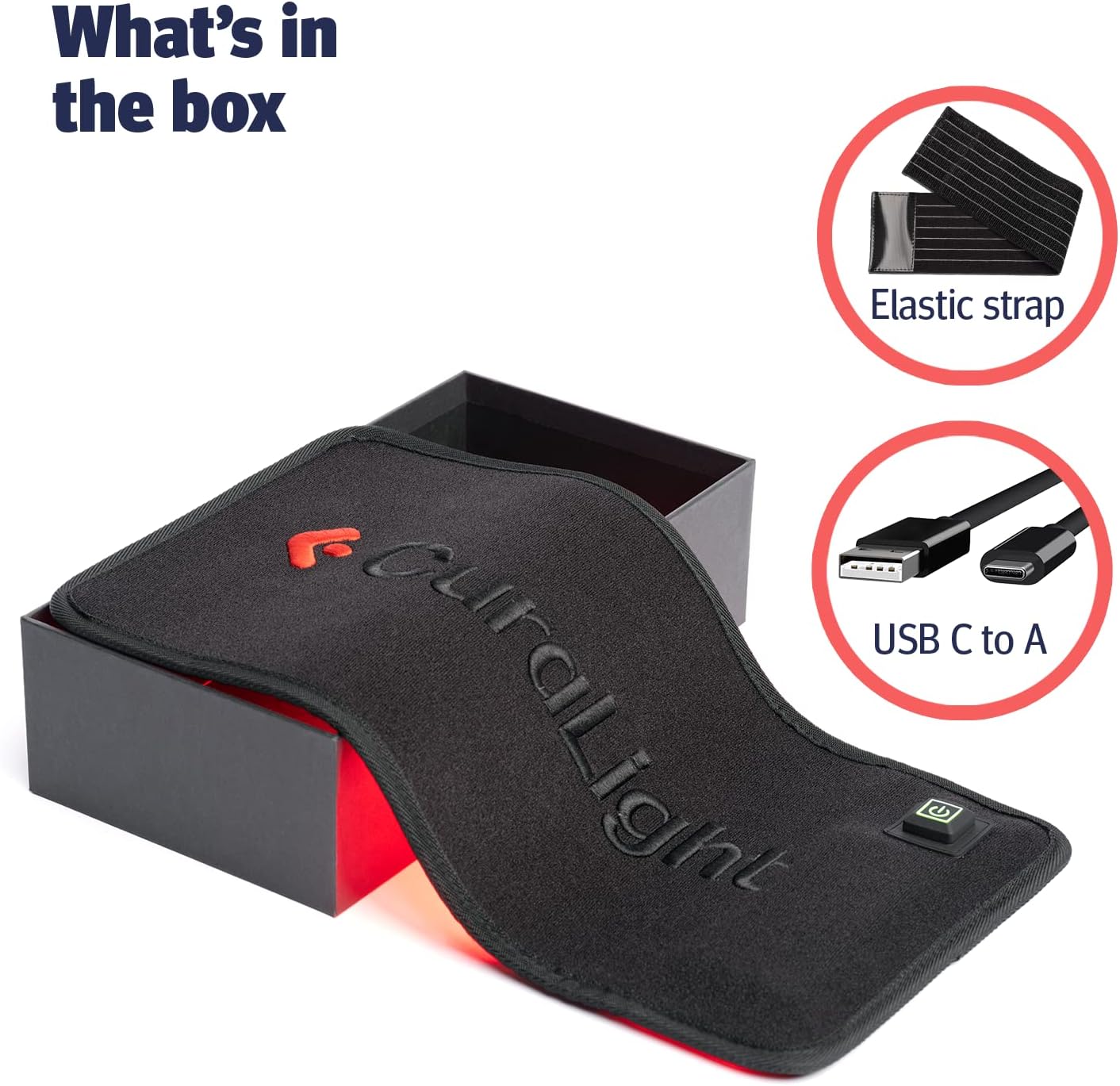 Red Light Therapy for Body - LED Infrared and Red Light Therapy Belt for Back, Arms and Neck. Pain Reliever Red Light Body Therapy Equipped. Rechargeable with Powerful LEDs - 660nm 850nm.