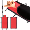 LITDUCK Body Red Light Therapy Mat, Eligible Red Light Therapy Blanket, 2in1 LEDs(660nm& 850nm), Premium Leather, Adjustable Timer & Intensity, 74.6' x 33.3' 2570 LEDs
