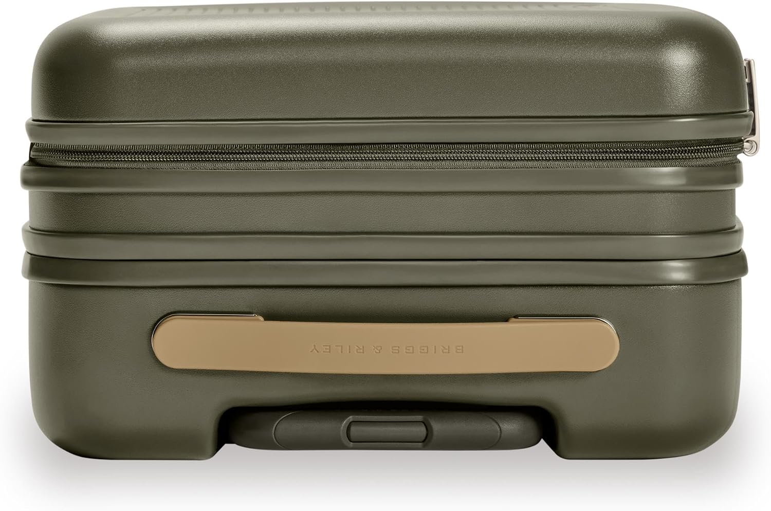 Briggs & Riley 21' Global Carry On Expandable Spinner - Luggage for Travel, Suitcases with Wheels, Hardside Rolling Bag for Men & Women, Self-Repairing Zipper - Sympatico Collection, Olive