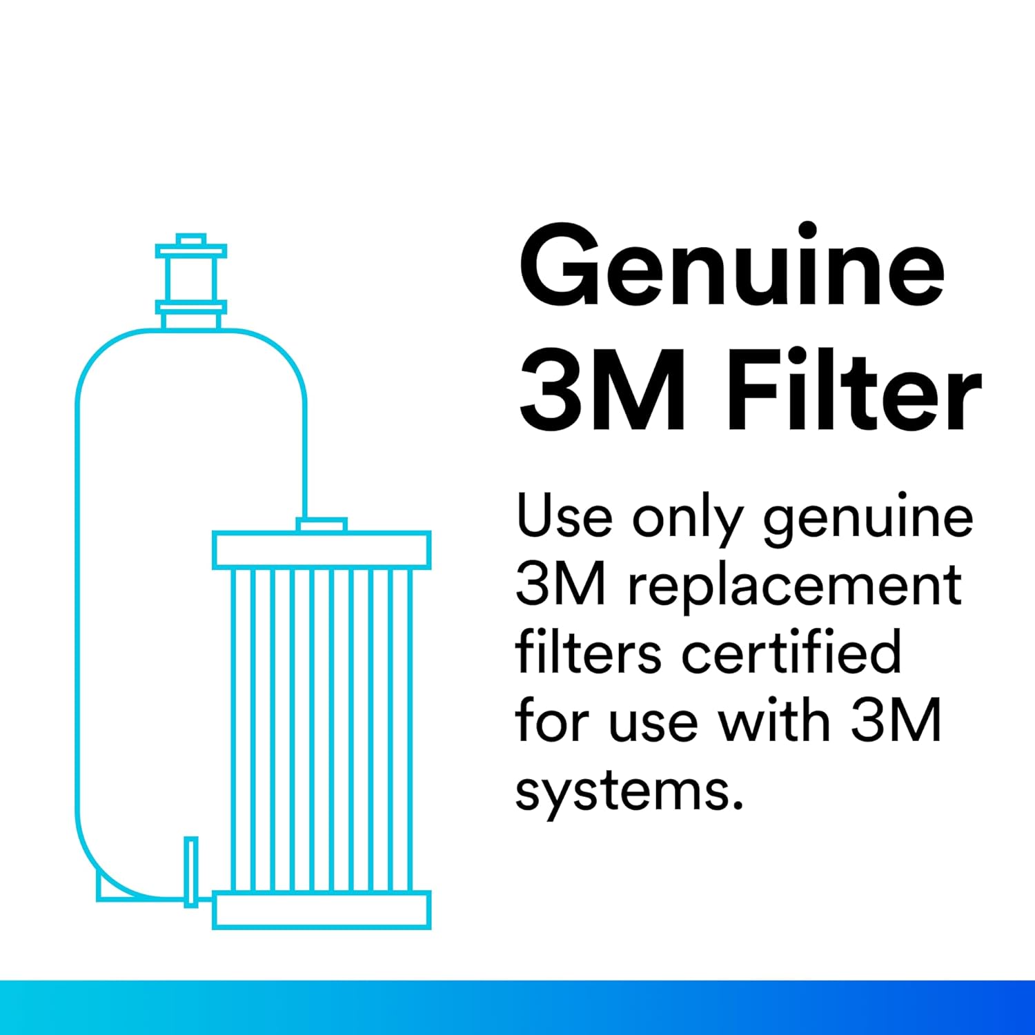 3M Water Filtration Products Replacement Cartridge for Commercial Ice Maker Machines HF90-S for High Flow Series ICE190-S, Reduces Cysts, Sediment, Chlorine Taste and Odor