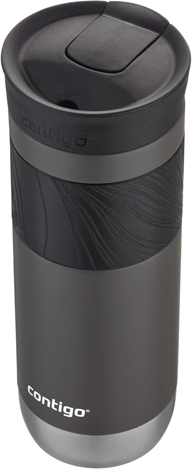 Contigo Byron Travel Mug, Vacuum-Insulated Stainless Steel, 20oz | Leak-Proof Lid | BPA-Free | Sake & Blue Corn | Pack of 8