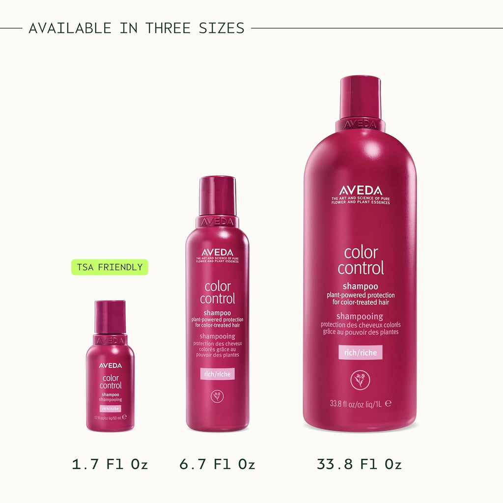 Aveda Color Control Rich Shampoo | Fights Fade, Adds Shine | For Medium to Thick Color-Treated Hair Types | Silicone Free | 98% Naturally Derived*