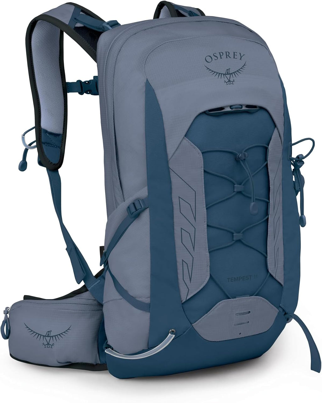 Osprey Tempest 11L Women's Lightweight Hiking Backpack - Small Daypack for Travel & Camping, Anchor Blue/Atlas