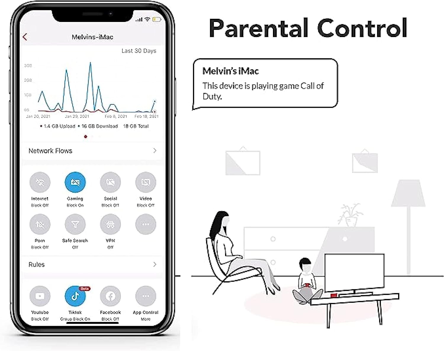 Firewalla: Cyber Security Firewall for Home & Business, Protect Network from Malware and Hacking | Smart Parental Control | Block Ads | VPN Server and Client | No Monthly Fee (Purple SE)