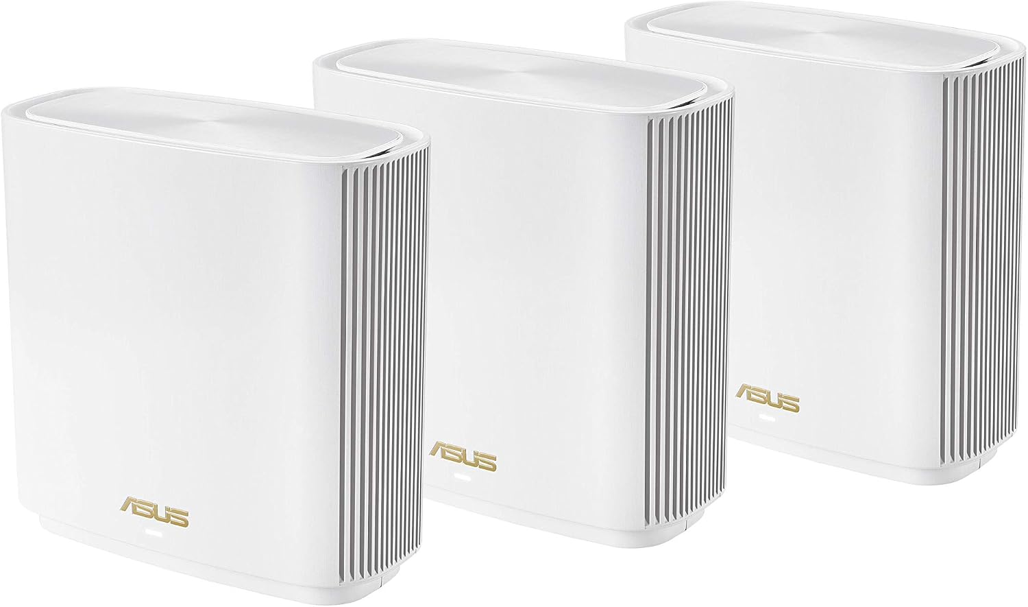 ASUS ZenWiFi Whole-Home Tri-band Mesh WiFi 6E System (ET9 3PK), Coverage up to 7,800 sq.ft, 7800Mbps, new 6GHz band, AiMesh, Lifetime Free Internet Security, Parental Control, EasySetup, Instant Guard