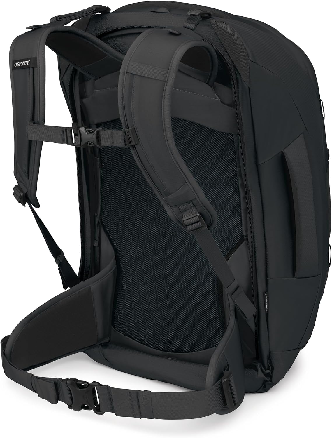 Osprey Farpoint 55L Men's Travel Backpack - Carry On Bag with Personal Item Sized Detachable Daypack, Black