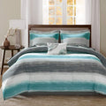 BLACK FOREST DECOR Azul Waves 9 Piece Bed Set - Queen