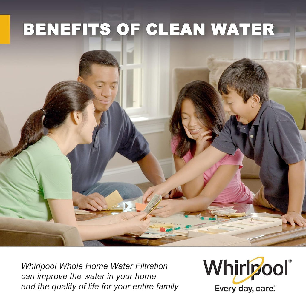 Whirlpool 10' x 2.5' Whole House Sediment Water Filters, WHKF-WHPL Pleated Filter, 20 Micron, NSF Certified Reduces Sand, Soil, Silt & Rust for Standard Filter Housings, 24-Pack